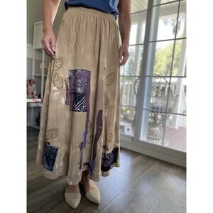 V.C. TORIAS VINTAGE 1997 HAND PAINTED SKIRT Women's size S see photos for size